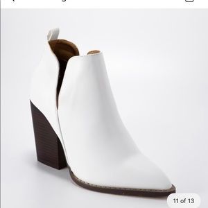 Brand new/never worn white boots. Bought from Jane.com. Size 11/ fits like a 10.